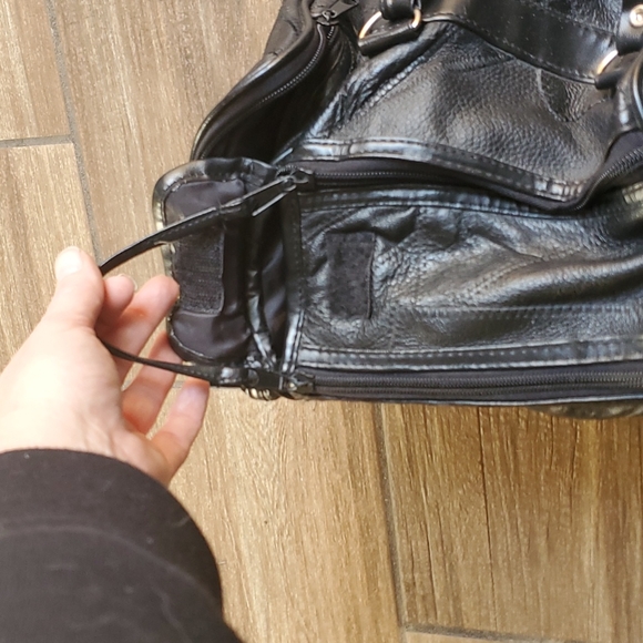 Black Leather Women's Bag - Picture 9 of 13